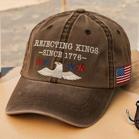 Rejecting Kings Since 1776 Printed Hat