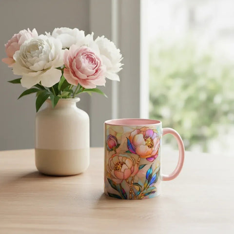 Floral Art Ceramic Mug