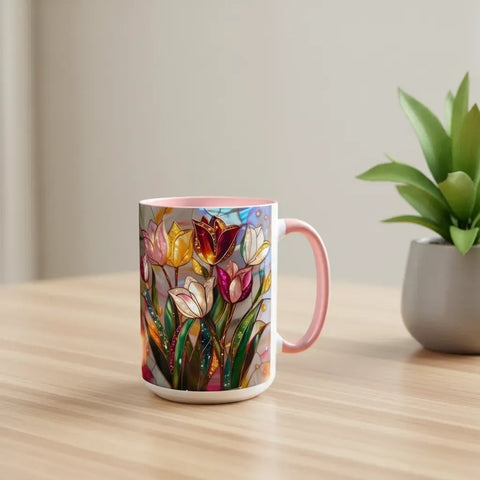 Floral Art Ceramic Mug
