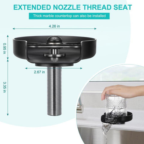 Kitchen Sink Push-Type Cup Washer