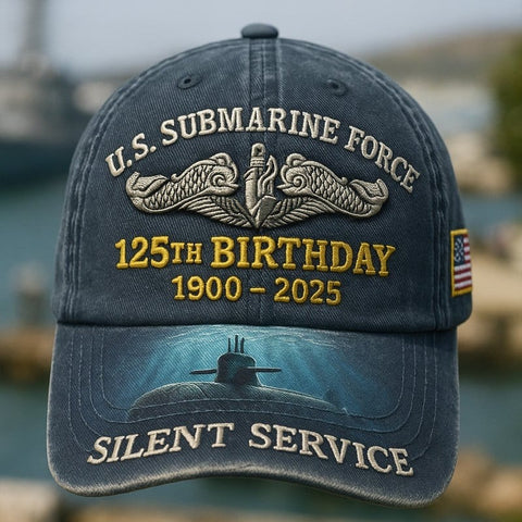 U.S. Submarine Force 125th Anniversary Collector’s Edition Cap & Coin Set