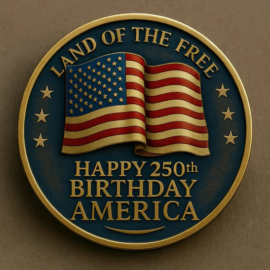 Happy 250th Birthday America Coin