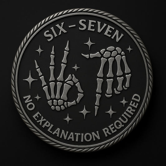 Six Seven 6-7 Meme Funny Coin