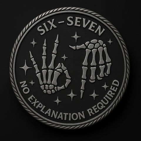 Six Seven 6-7 Meme Funny Coin