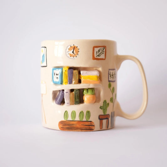 3D Book Nook Mug
