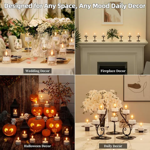 Rechargeable Flameless Tea Lights Candles