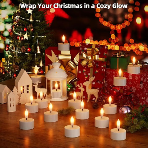 Rechargeable Flameless Tea Lights Candles