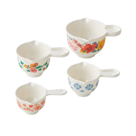The Pioneer Woman Brilliant Blooms 38-Piece Cookware Set, Teal �� Complete Kitchen Solution with Floral Design