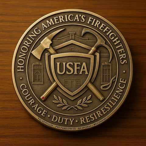 USFA 51st Anniversary Metal Commemorative Coin