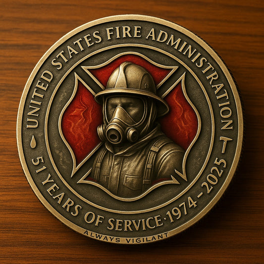 USFA 51st Anniversary Metal Commemorative Coin
