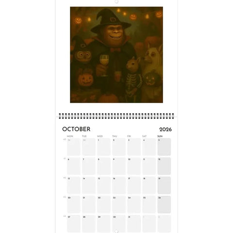 2026 Bigfoot Adventures Wall Calendar