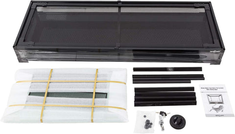 REPTI ZOO 67 Gallon Reptile Terrarium, Sliding Glass Doors, 48"x18"x18"