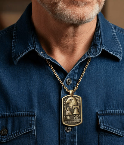 Liberty Necklace Celebrate 250 Years of Freedom and Pride