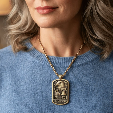 Liberty Necklace Celebrate 250 Years of Freedom and Pride