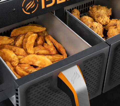 ���Clearance Sale���Blackstone 2-Burner 28" Griddle with Electric Air Fryer and Hood