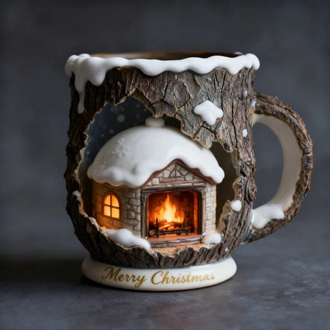 Christmas Themed Festive Ceramic Mug