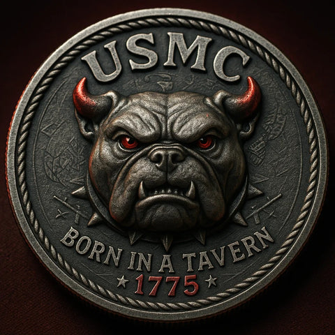 “Devil Dog — God Lived” USMC Commemorative Coin