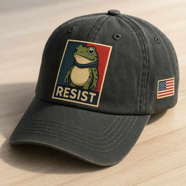 Frog Resist Print Cap