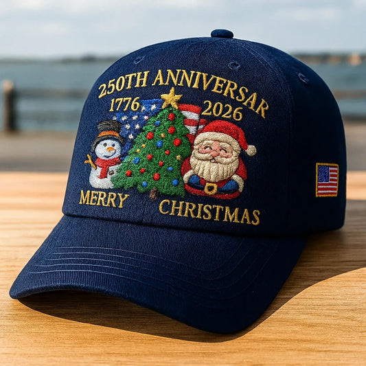 USA 250th Anniversary Christmas Cap