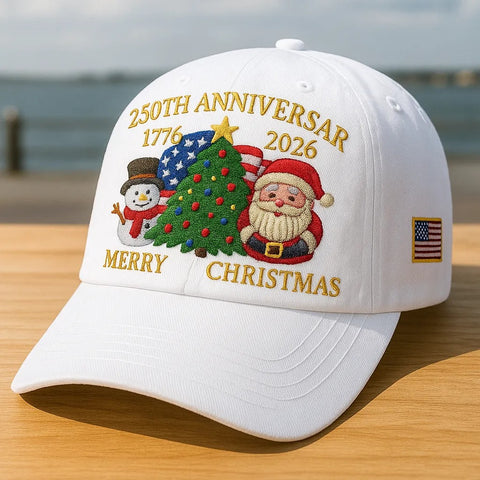 USA 250th Anniversary Christmas Cap