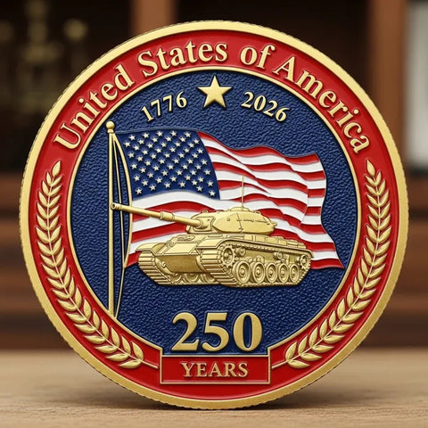 The 250th Anniversary Independence Day Flag Coin