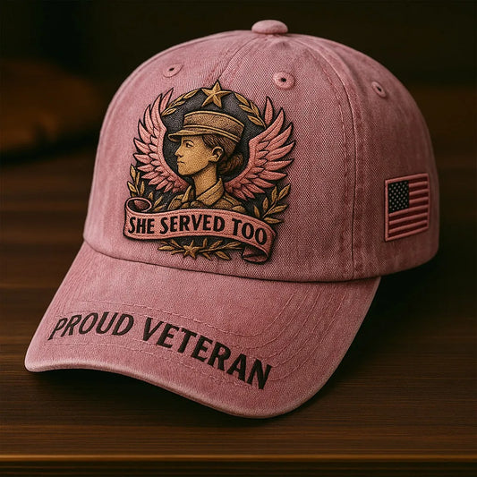 Women's Veteran Print Hat