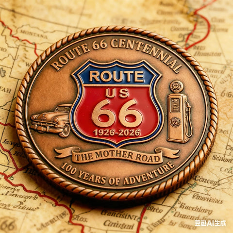 Route 66 Centennial Commemorative Coin