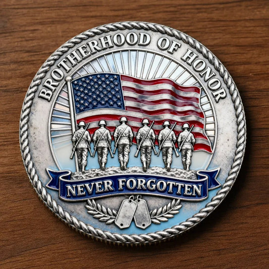 D-214 “Never Underestimate” Commemorative Coin