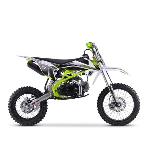 MOTOTEC X3 125CC 4-Stroke Green Gas-Powered Dirt Bike (95731462)