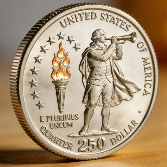 1776–2026 America 250th Anniversary Commemorative Washington Coin