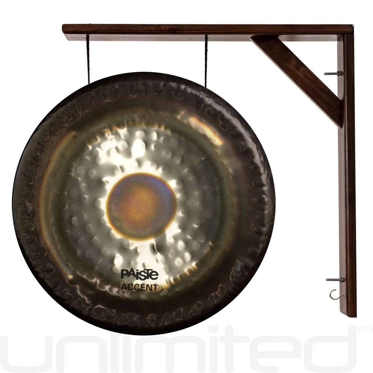 22�测�� Paiste Accent Gong on the Great Wall Gong Hangers