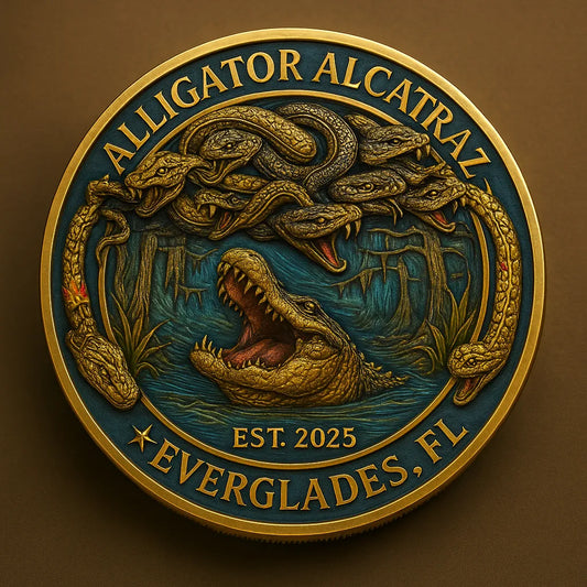 Alligator Alcatraz Challenge Coin Series