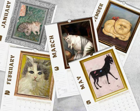 Very Bad Cat Art 2026 Calendar
