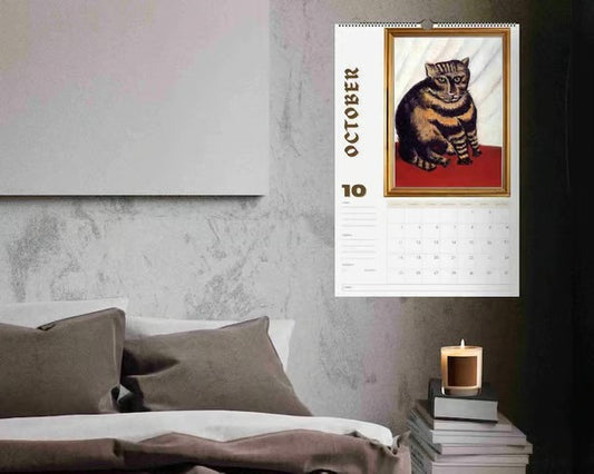Very Bad Cat Art 2026 Calendar