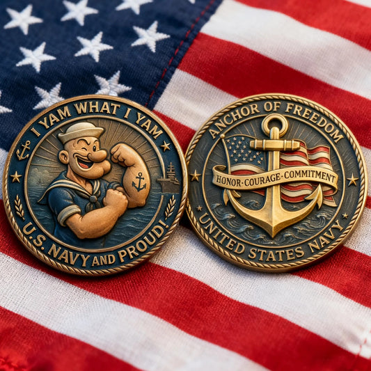 U.S. Navy Commemorative Coin – Anchor of Freedom
