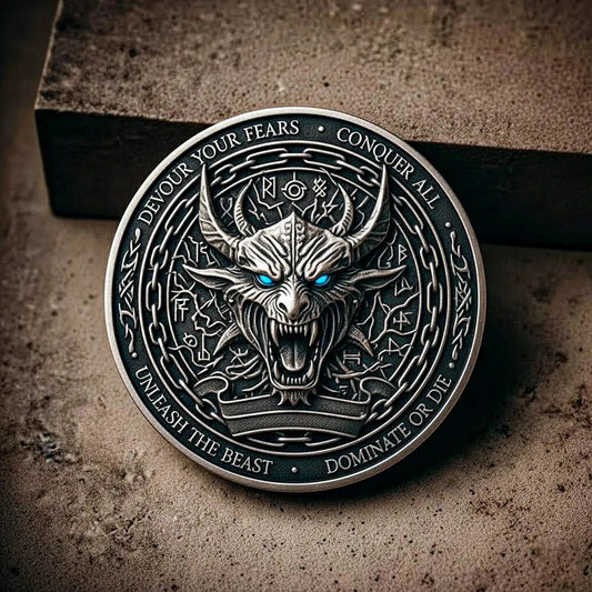 “Memento Mori & Ad Astra – Conquer Fears, Forge Legacy” Challenge Coin