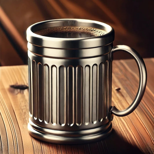 Retro Trash Can Stainless Steel Mug