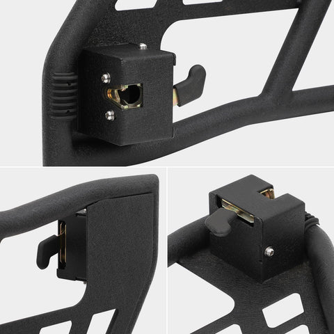 Off Road Safari Tubular Doors Compatible with 2018-2023 Wrangler JL 4 Door �� Set of 4 Fat Tube Half Doors for Adventure
