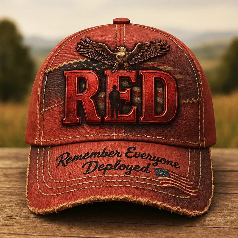 R.E.D. Remember Everyone Deployed” Commemorative Cap