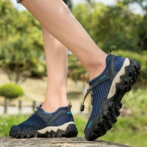Men's Breathable Mesh Water Shoes With Non-Slip EVA Sole
