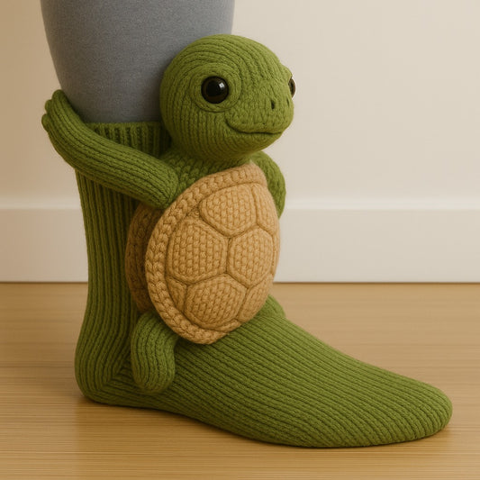 3D Marine Animals Hug Knit Cozy Socks