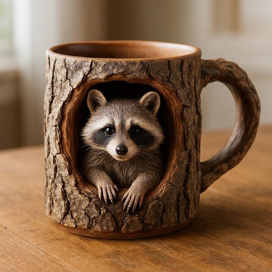 Owl Tree Hollow Mug