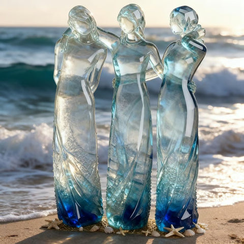 Sisters by My Side Celebrates Friendships Three Sisters Sculpture
