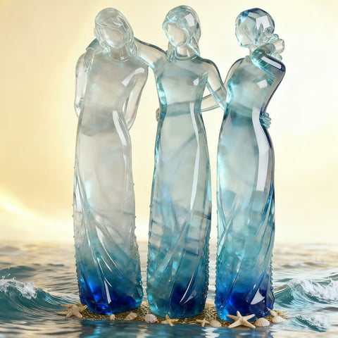 Sisters by My Side Celebrates Friendships Three Sisters Sculpture