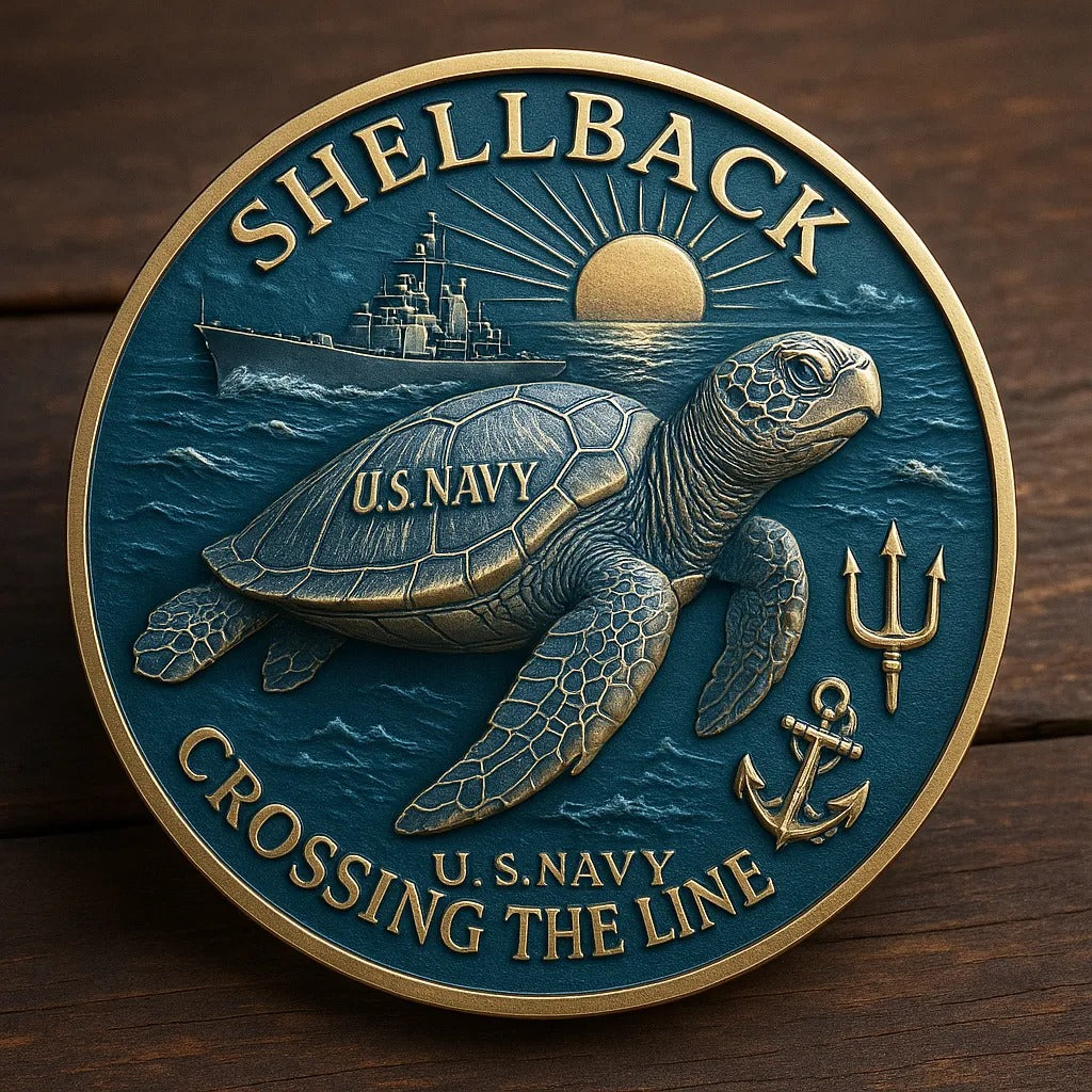 Navy “Shellback” Challenge Coin