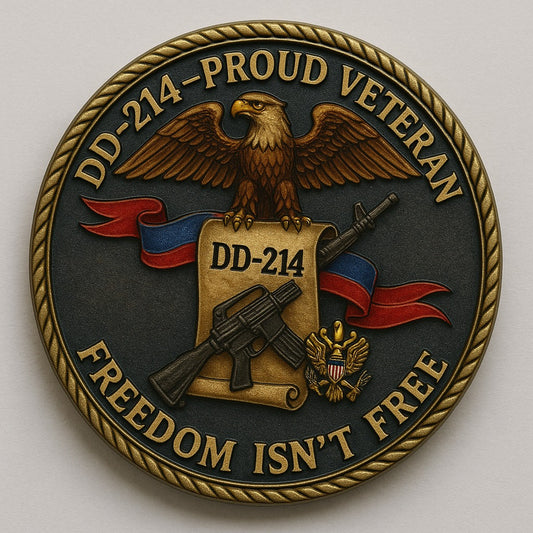 NOT DEAD YET / DD-214 Veteran Commemorative Coin
