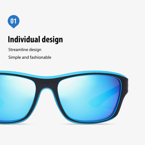 Outdoor Sports Sunglasses With Anti-glare Polarized Lens