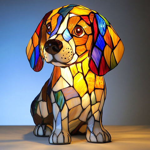 Border Collie Lamp