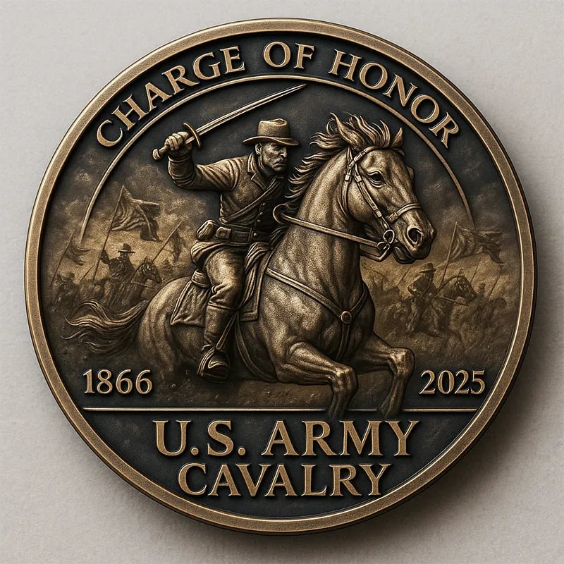 U.S. Army Cavalry “Charge of Honor” Commemorative Coin