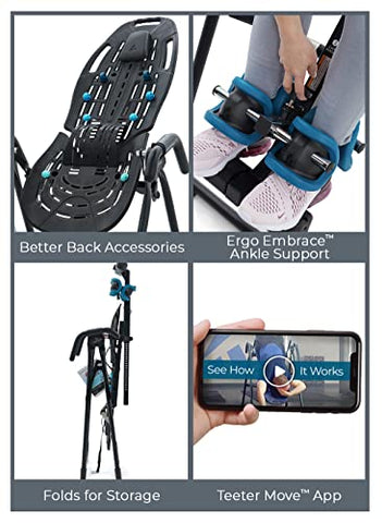 Teeter EP-560 Ltd. Inversion Table for Back Pain, FDA-Registered, UL Safety-Certified